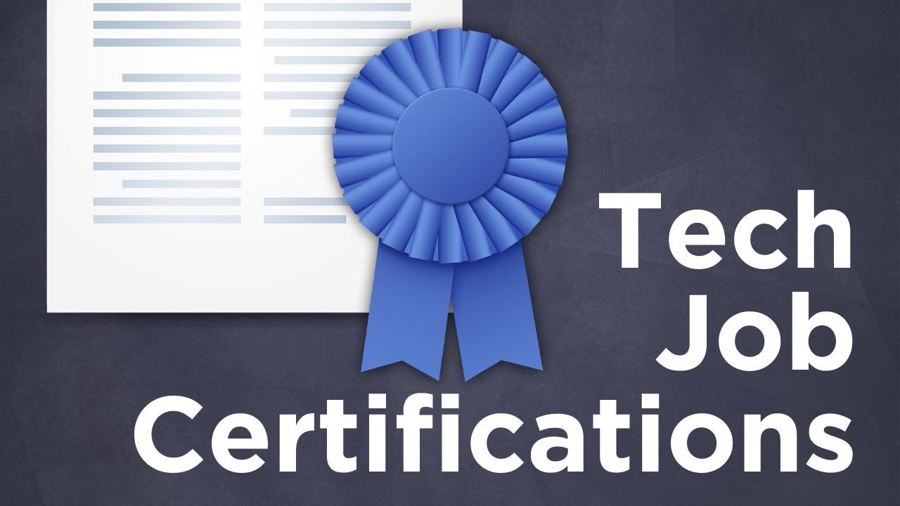 Best Tech Certifications to Help You Land a Job! - Tekzilla